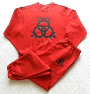 Image of True Red Crewneck Sweatshirt & Sweatpants 