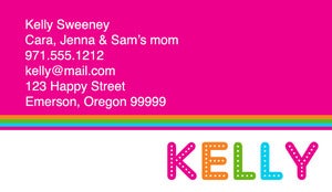 Image of Kelly Calling Card