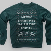 Image of Home Alone Christmas Sweater Crewneck Sweatshirt