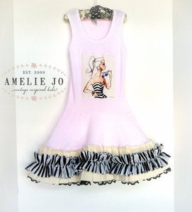 Image of Ruffled Barbie Dress