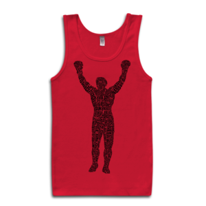 Image of Rocky Statue Tank-Top (Red)