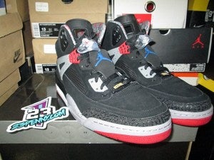Image of Air Jordan Spiz'ike "Black Cement"