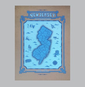 Image of new jersey map