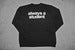 Image of Always A Student Crew Sweater - Black
