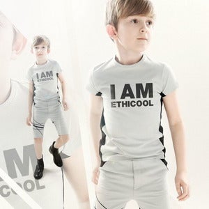 Image of NEW GENERALS ° I am ethicool boy´s panel tee