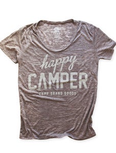 Image of HAPPY CAMPER LOOSE T | DIRTY HEATHER