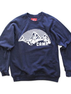 Image of ROCKY MOUNTAIN CREWNECK SWEATSHIRT | TRI-BLUE