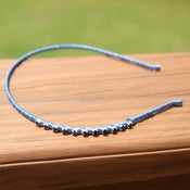 Image of the bling bands- black rhinestone headband