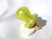 Image of Lemon Marshmallow Pearl Heart Pop ring