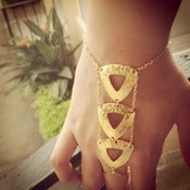 Image of Triple love triangle bracelet 