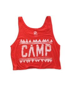 Image of WILD THING CROP TANK | CORAL
