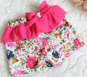 Image of Floral Ruffle Shorts 