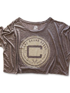 Image of OLDS CREST OVERSIZED BOXY T | DIRTY HEATHER