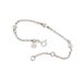 Image of White Daisy Charm Bracelet