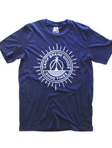 Image of TIPI CREST TSHIRT | TRI-NAVY