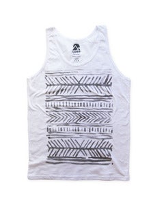Image of LINES TANK | WHITE