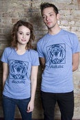 Image of Courage of Others Blue Printed Tee
