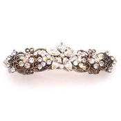 Image of Crystal Variety of Flowers Barrette