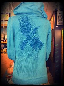 Image of Magpie- Hooded Long Sleeve