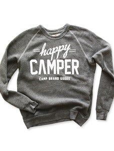 Image of HAPPY CAMPER CREWNECK SWEATSHIRT