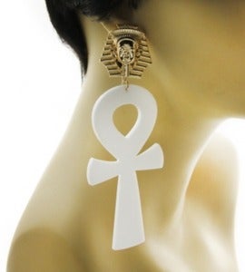 Image of Pharos Ankh Earrings