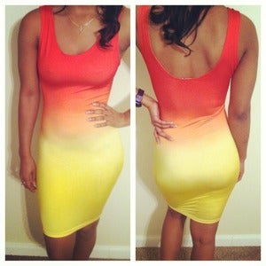 Image of Sunrise ombré dress