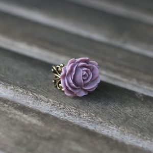 Image of NEW Full Rose Adjustable Ring - 3 Colors