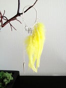 Image of Canary Yellow Cross Ear Cuff