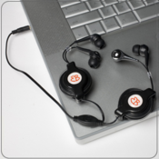Image of Retractable ShareBuds MX™ Twin Earphones for iPod and iPad