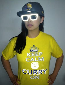 Image of KEEP CALM & CURRY ON - Reflective Edition - GOLDEN YELLOW 