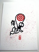Image of "Krilling for Scientific Porpoises" 5/25 ltd. edtn. screen print
