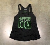 Image of WOMEN'S SUPPORT LOCAL RACERBACK TANK (more colors)