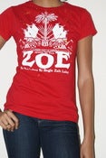Image of Zoe Coat of Arms Ladies Fitted Tee