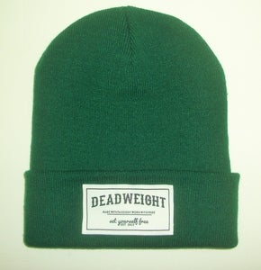 Image of Forest Green Patch Beanie