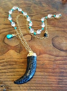Image of Lava Claw Pendant Necklace