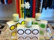 Image of Unique Candles in Honeysuckle, Gardenia and Cucumber