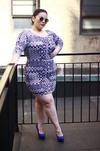 Image of Tribal Black and White Dress 
