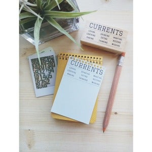 Image of *new* Currents rubber stamp