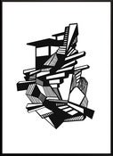 Image of Stair House /black