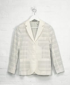 Image of Vintage Lace Tailored Jacket