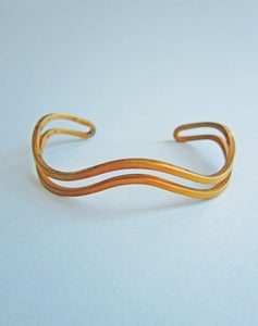 Image of Juno Vintage Chevron Cuff Bracelet