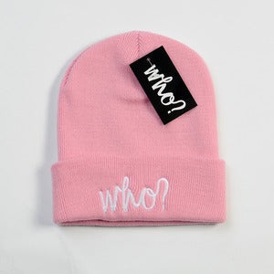 Image of PINK LOGO BEANIE 