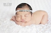 Image of RHINESTONE PRINCESS BIRTH DATE TIEBACK--PHOTOGRAPHER'S SET