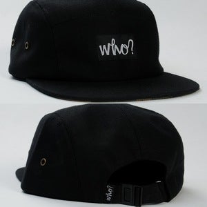 Image of BLACK 5-PANEL WITH CAMO UNDERPEAK