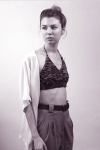 Image of DIY leeds halter "gnd knitting kits" w/ fair trade south american wool