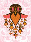 Image of BIRDS! Pink colorway.