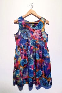 Image of gouache floral print dress