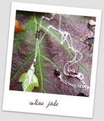 Image of Laura single leaf necklace