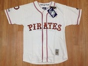 Image of Vintage Pittsburgh Pirates Starter Old Timers Coopertown Baseball Jersey