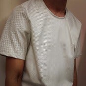 Image of Confetti Men's Blanco leather T shirt 